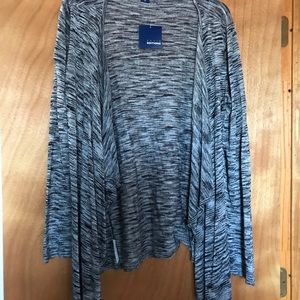 Sweater Jacket Black Gray Basic Edition size L